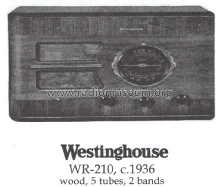 WR-210 ; Westinghouse El. & (ID = 1484644) Radio