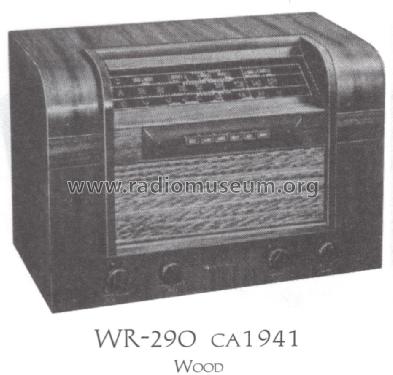 WR290; Westinghouse El. & (ID = 1507488) Radio