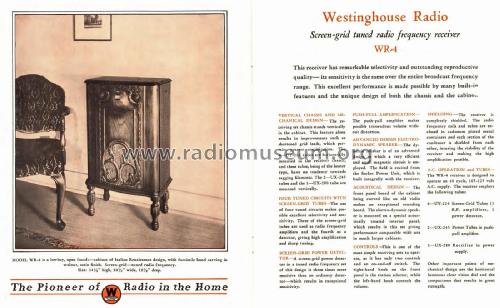 WR4; Westinghouse El. & (ID = 2834315) Radio