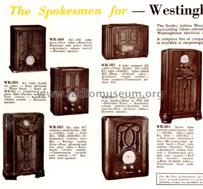 WR-101 Ch= U6F; Westinghouse El. & (ID = 1671737) Radio