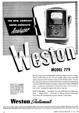 779 ; Weston Electrical (ID = 1081170) Equipment
