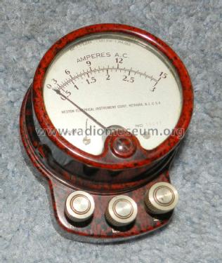 A.C. Ammeter 528; Weston Electrical (ID = 2800906) Equipment