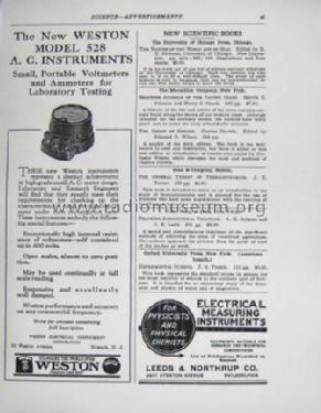 A.C. Ammeter 528; Weston Electrical (ID = 877490) Equipment