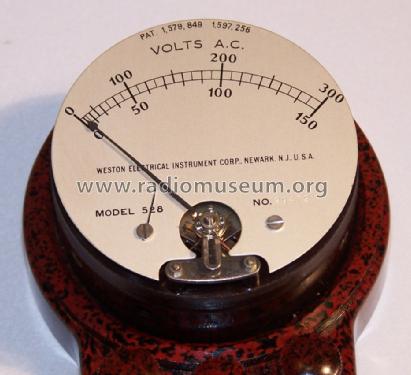 A.C. Voltmeter 528; Weston Electrical (ID = 1662248) Equipment