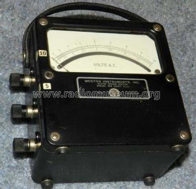 AC Voltmeter 433; Weston Electrical (ID = 2723171) Equipment