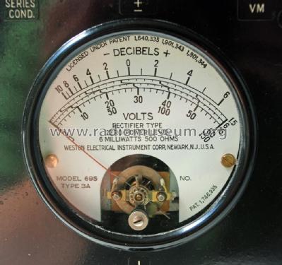 Constant Impedance DB Meter 695; Weston Electrical (ID = 1289050) Equipment