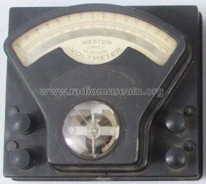 Direct Current Voltmeter Model 1; Weston Electrical (ID = 1967574) Equipment