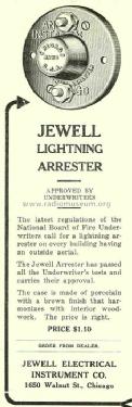 Jewell Lightning Arrester; Weston Electrical (ID = 517936) Diversos