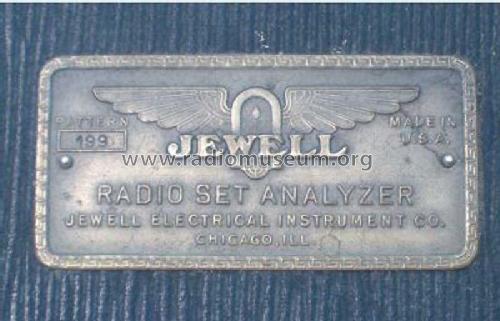 Jewell Radio Set Analyzer Pattern 199; Weston Electrical (ID = 236674) Equipment