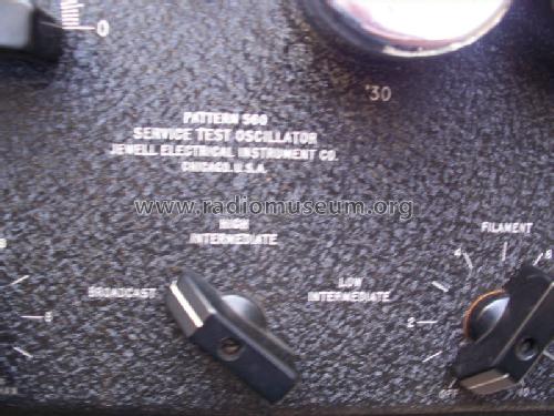 Jewell Test Oscillator Pattern 560; Weston Electrical (ID = 1162894) Equipment