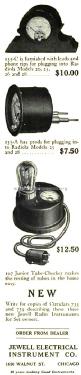 Jewell Voltmeter Pattern No. 135-C ; Weston Electrical (ID = 1373638) Misc