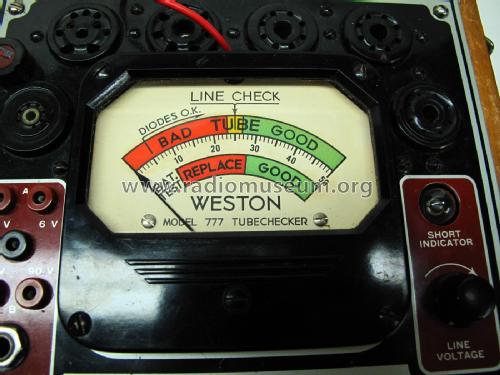 Tube and Battery Tester 777; Weston Electrical (ID = 2068455) Ausrüstung