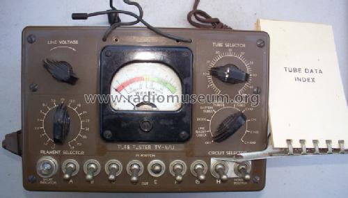 Tube Tester TV-4/U; Weston Electrical (ID = 1177293) Equipment