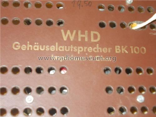 Gehäuselautsprecher BK100; WHD, Wilhelm Huber & (ID = 1597389) Speaker-P