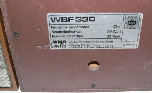 WBF330; Wigo acustic, G. (ID = 1419395) Speaker-P