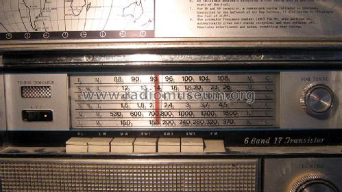 6 Band 17 Transistor FM/AM Custom STF-17-6; Wilco Sanyo Electric (ID = 1626189) Radio