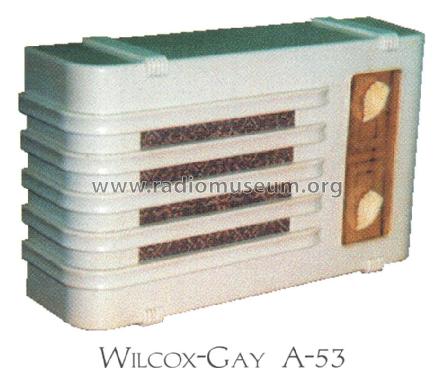 A53 Thin Man Ch= 8J5; Wilcox-Gay Corp.; (ID = 1466784) Radio
