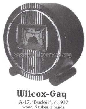 A-17 Budoir ; Wilcox-Gay Corp.; (ID = 1484678) Radio