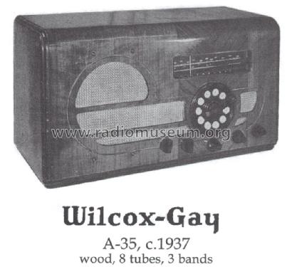 A-35 ; Wilcox-Gay Corp.; (ID = 1484687) Radio