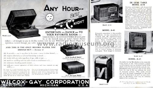 A-43 ; Wilcox-Gay Corp.; (ID = 1677233) Radio