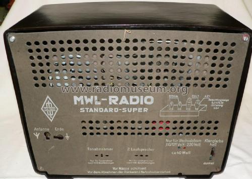 Standard-Super W; Willisen Wilag, Hans (ID = 2585527) Radio