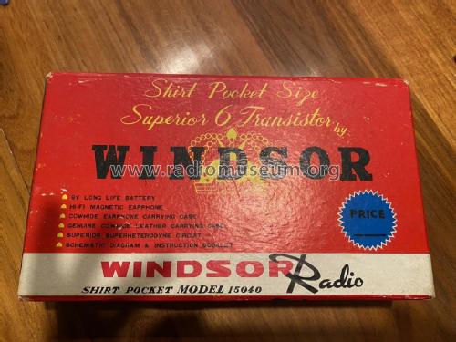 6 Transistor 15040; Windsor Industries, (ID = 2713667) Radio