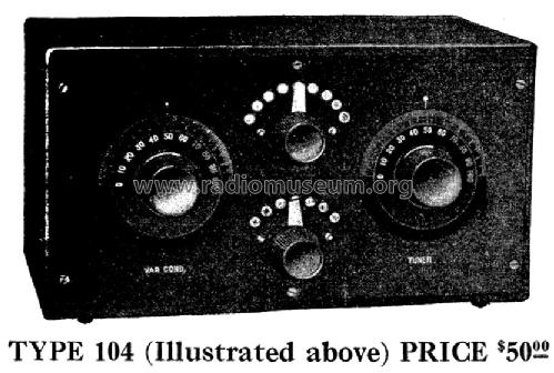 The Winkler Receiver Type 104; Winkler, Frederick, (ID = 1115113) mod-pre26