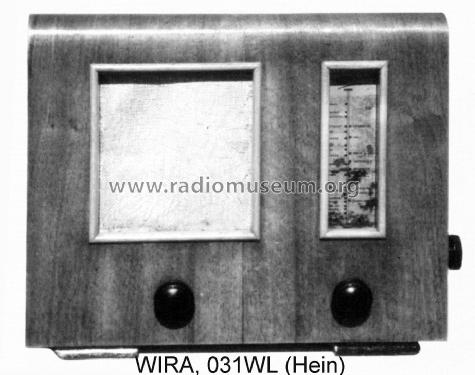 031 WL; Wira, Funktechnische (ID = 2364387) Radio