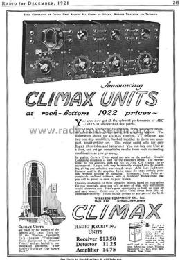 Climax Unit Amplifier ; Wireless Equipment (ID = 1378583) mod-pre26
