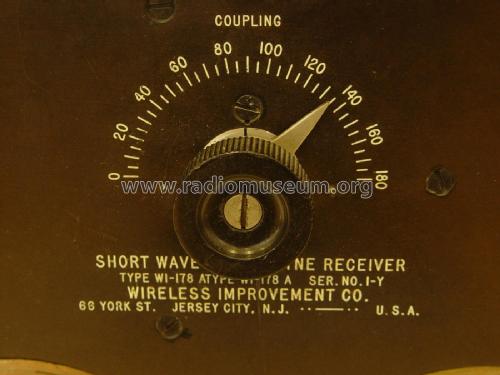 Short Wave Heterodyne Receiver WI-178 A; Wireless Improvement (ID = 2052989) Mil Re