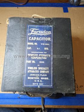 Faradon Condenser ; Wireless Specialty (ID = 2759578) Radio part