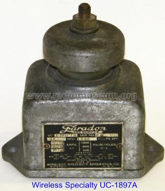 Faradon Condenser UC-1897A; Wireless Specialty (ID = 961612) Radio part