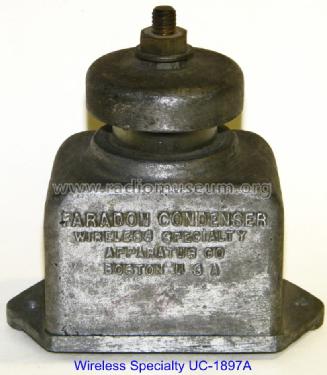 Faradon Condenser UC-1897A; Wireless Specialty (ID = 961613) Radio part