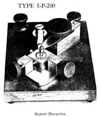 Silicon Detector Type I-P 200; Wireless Specialty (ID = 1040236) Radio part