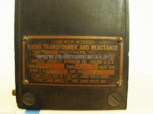 Radio Transformer and Reactance CR1157 Q-S-201; Wireless Specialty (ID = 2063885) Divers