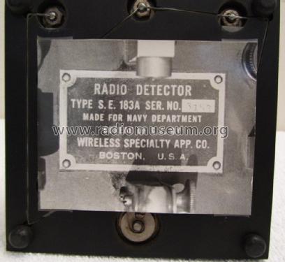 Triple crystal detector IP203 SE183A; Wireless Specialty (ID = 1039872) Radio part