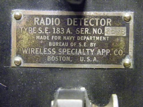 Triple crystal detector IP203 SE183A; Wireless Specialty (ID = 1341950) Radio part