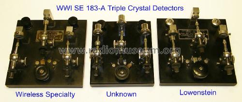 Triple crystal detector IP203 SE183A; Wireless Specialty (ID = 1341953) Radio part
