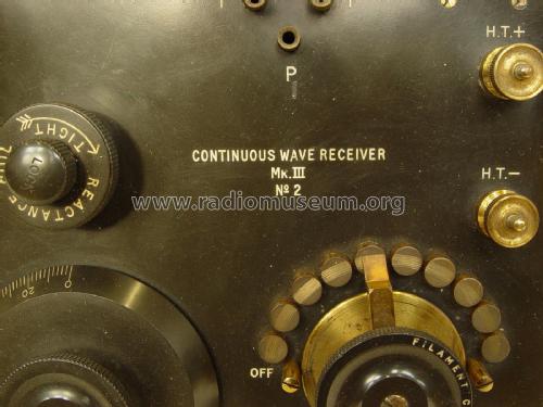 Continuous Wave Receiver Mk.III; Wireless Telegraphy (ID = 2344275) Radio