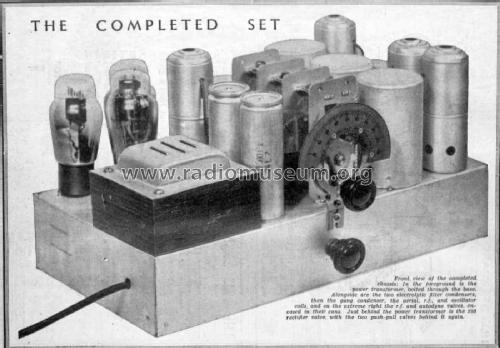 1933 Standard Superhet ; Wireless Weekly (ID = 2499978) Kit