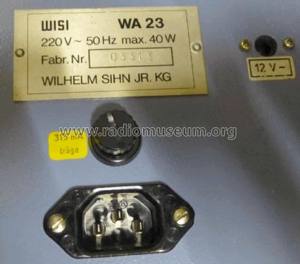 Antennen-Messgerät WA-23; Wisi Wilh. Sihn; (ID = 2108535) Equipment