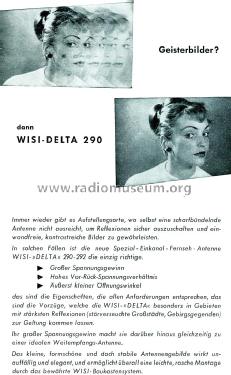 Delta 290; Wisi Wilh. Sihn; (ID = 1820459) Antenny