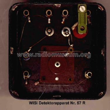 Detektor-Empfänger 57R; Wisi Wilh. Sihn; (ID = 325982) Galène