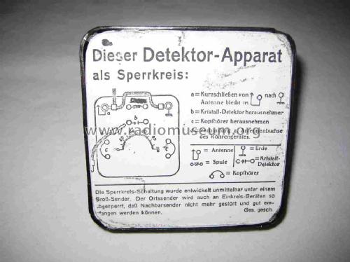 Detektor-Empfänger 57R ; Wisi Wilh. Sihn; (ID = 610769) Galena