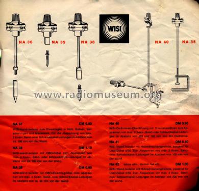 Janus Isolierkopf für Antennenkabel NA31, NA40, NA42; Wisi Wilh. Sihn; (ID = 2553626) Misc