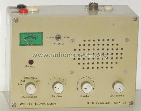 SSB-Empfänger SRX 103; WK-Elektronik GmbH; (ID = 2126421) Commercial Re