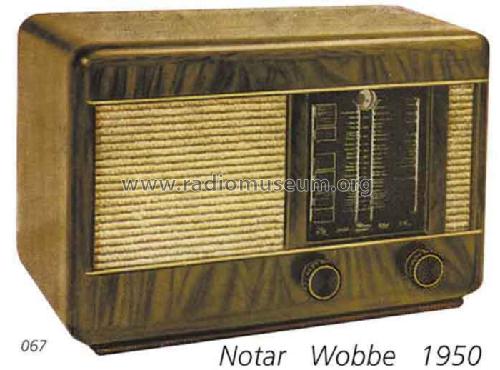 Notar W WS2011; Wobbe-Radio; Winsen, (ID = 2571) Radio