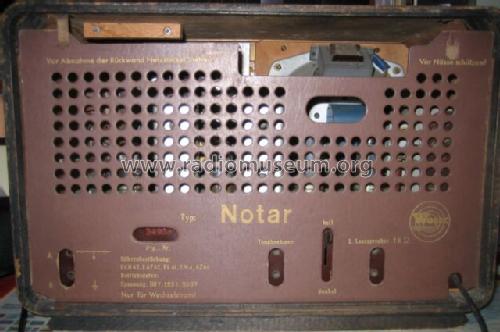 Notar W WS2011; Wobbe-Radio; Winsen, (ID = 414406) Radio