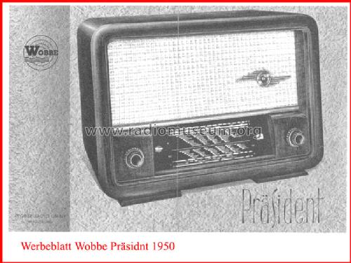 Präsident 2090W ; Wobbe-Radio; Winsen, (ID = 28245) Radio