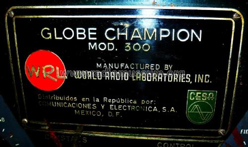 Globe Champion 300; World Radio (ID = 1793987) Amateur-T
